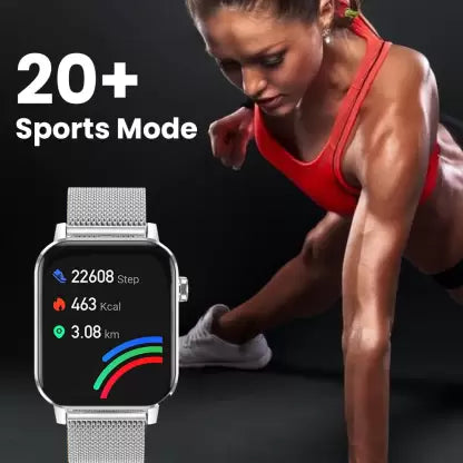 conekt SW2 1.69 inch Full HD display with bluetooth calling and metallic strap Smartwatch (Silver Strap, 1.69 Inch) conekt SW2 1.69 inch Full HD display with bluetooth calling and metallic strap Smartwatch (Silver Strap, 1.69 Inch)